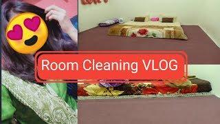 Bed room Deep Cleaning routine vlog  / Try to change room setting  |Fairy Life in Saudi Arabia |