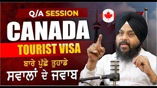Q/A Session on Canada Tourist Visa  | Canada Tourist Visa Update 2024 | Touristal India