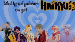 Haikyuu Scenarios: What Type Of Youtubers Are You? | Haikyuu Characters x GN! Y/N