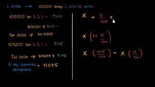 Çözümlü Örnek: Bileşik Faiz (Matematik) (Cebir)