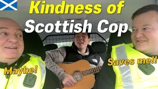 Busted by Scottish Police, Freed by Oasis song! - No money trip in UK(15)