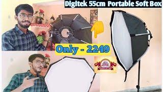 Digitek (55cm) Lightweight & Portable Soft Box Unboxing Review & Assembling