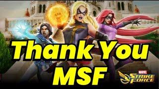 THANK YOU MSF! HARDEST & MOST FUN GAME MODE EVER? TEMPORAL CATACLYSM! DEC 2024 | MARVEL Strike Force