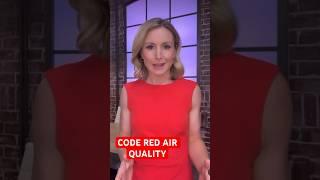 RED ALERT for air quality in DC because of wildfire smoke.