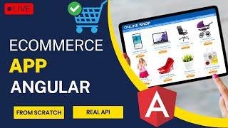 Ecommerce Application In Angular From Scratch | Angular Project | angular tutorial for beginners