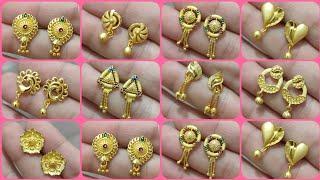 Latest Gold Earrings Designs/Sai Jewellers SJ earrings designs/gold stud @saijewellerssj16