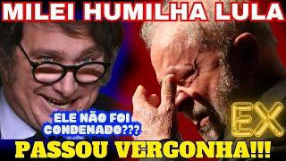 LULA É HUMILHADO POR MILEI!!