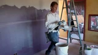 How to apply Interior lime plaster over drywall.