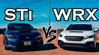 2022 WRX vs 2018 STI - BOTH STOCK! Impressions + rolls