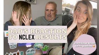 NCLEX Results & Dad’s Reaction!