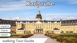 Karlsruhe Walking Tour | Германия 4K Travel and Walking Tour 2024