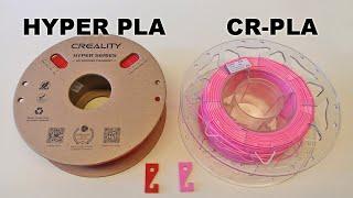 Creality Hyper PLA filament review, designed for faster printing