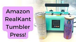 AMAZON REALKANT TUMBLER PRESS: Unboxing and Full Review!!