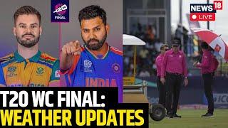 IND vs SA Barbados Weather Live Updates, T20 World Cup 2024 Final: Rain Clouds India-South Africa