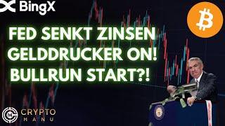 FED SENKT ZINSEN! IST DAS DER STARTSCHUSS ZUM BULLRUN?! ALLE TRADES IM BLICK!