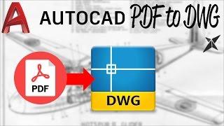 We can now convert PDF to AutoCAD DWG??