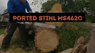 Ported Stihl 462c by Buxton Work Saws & Just Send It Saws - Chainsaw Porting - Arborist - Logger