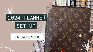 2024 PLANNER SET UP // LV MG AGENDA // A5 AGENDA // MINIMAL PLANNING