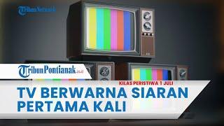 ®️  Televisi Berwarna Pertama Kali Disiarkan