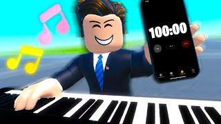 I played PIANO on ROBLOX for 100 hours...this is what happened