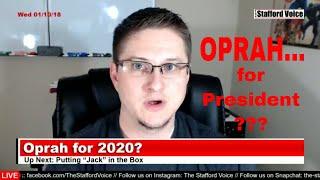 Setting Sights on 2020 Already? | The Stafford Voice 1-10-2018 Live Stream REPLAY