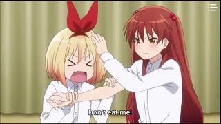 Rifle Is Beautiful- Ribbon Girl Wants To Eat Asuka From Evangelion- Funny Anime Moment