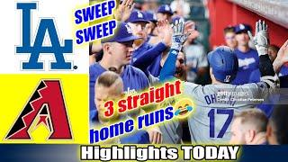 Dodgers Vs. D-backs GAME Highlights Aug 31 ,24 | MLB Season 2024