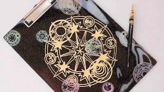 A must-have item for studying magic Make a magic circle clipboard & ballpoint pen set