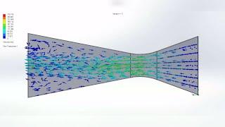 Convergent Divergent Nozzle Flow Simulation|Solidworks Simulation|Design Your Project|venturi effect