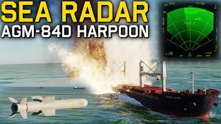 SEA Radar Mode & AGM-84D Harpoon Tutorial | DCS F/A-18C Hornet