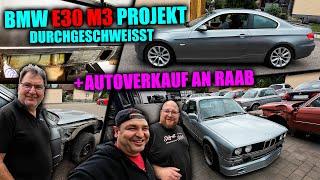 BMW E30 M3 Projekt - Karosserie durchgeschweißt! - Abholung + Autoverkauf an Raab