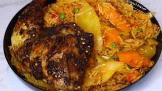 Yummy Cabbage Jollof rice