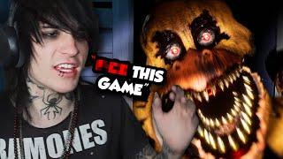 Playing Five Nights At Freddy's 4 until I get too scared