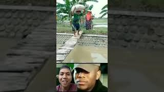 Awalnya takut nyebur akhirnya basah juga #ngakak #memengakakkocak