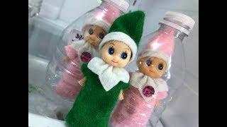 Baby Elf TRAPPED INSIDE WATER BOTTLES!