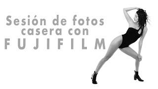 Sesión de fotos casera con cámaras FUJIFILM