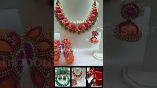 Custom-Made Silk Thread Jewellery | Fashionous #shorts