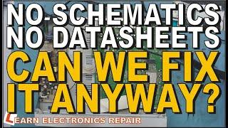 No Schematics No Data Sheets - can we fix it anyway? Satellite Receiver Repair