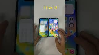 Iphone 11 vs Iphone 12 Speed Test #shorts