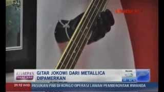 KPK Lelang Gratifikasi, Gitar Metallica Jokowi Dipamerkan