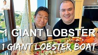 GRAPHIC: 1 GIANT LIVE Lobster...1 GIANT Lobster Sushi Boat