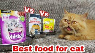 Me-O gravy Vs Royal canin Vs Whiskas.  You  Know that which is best gravy 