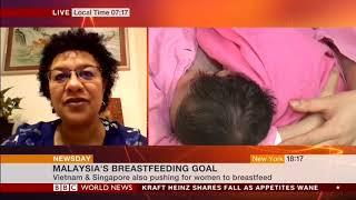 Malaysia's Breastfeeding Goal on BBC news