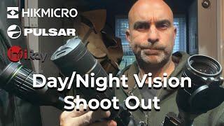 260RIPS Day/Night Vision Comparison - HikMicro Alpex v Pulsar Digex C50 v Infiray Tube TD50L