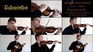 Johann Pachelbel - Canon in D [Arrangement for 8 Violins by Stepan Grytsay]