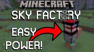 BEST Power System For SkyFactory 4 (EARLY-ish GAME)