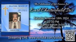 Earl Chesterfield Iris Homegoing Service