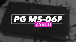 unboxing ms-06F zaku II 1/60 perfect grade