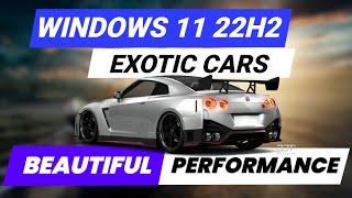 ▶️WINDOWS 11 EXOTIC CARS WINDOWS 11 22H2 WITH CARS #windows