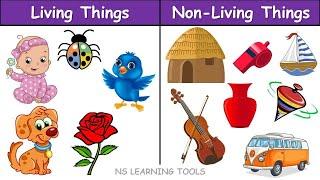 living things and non living things | Living and non living things for kids | What are living things